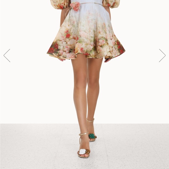ZIMMERMANN Brand New Luminosity Flip Organza Dress (Silk/Linen) AU 1/US 4-6 - Picture 7 of 12